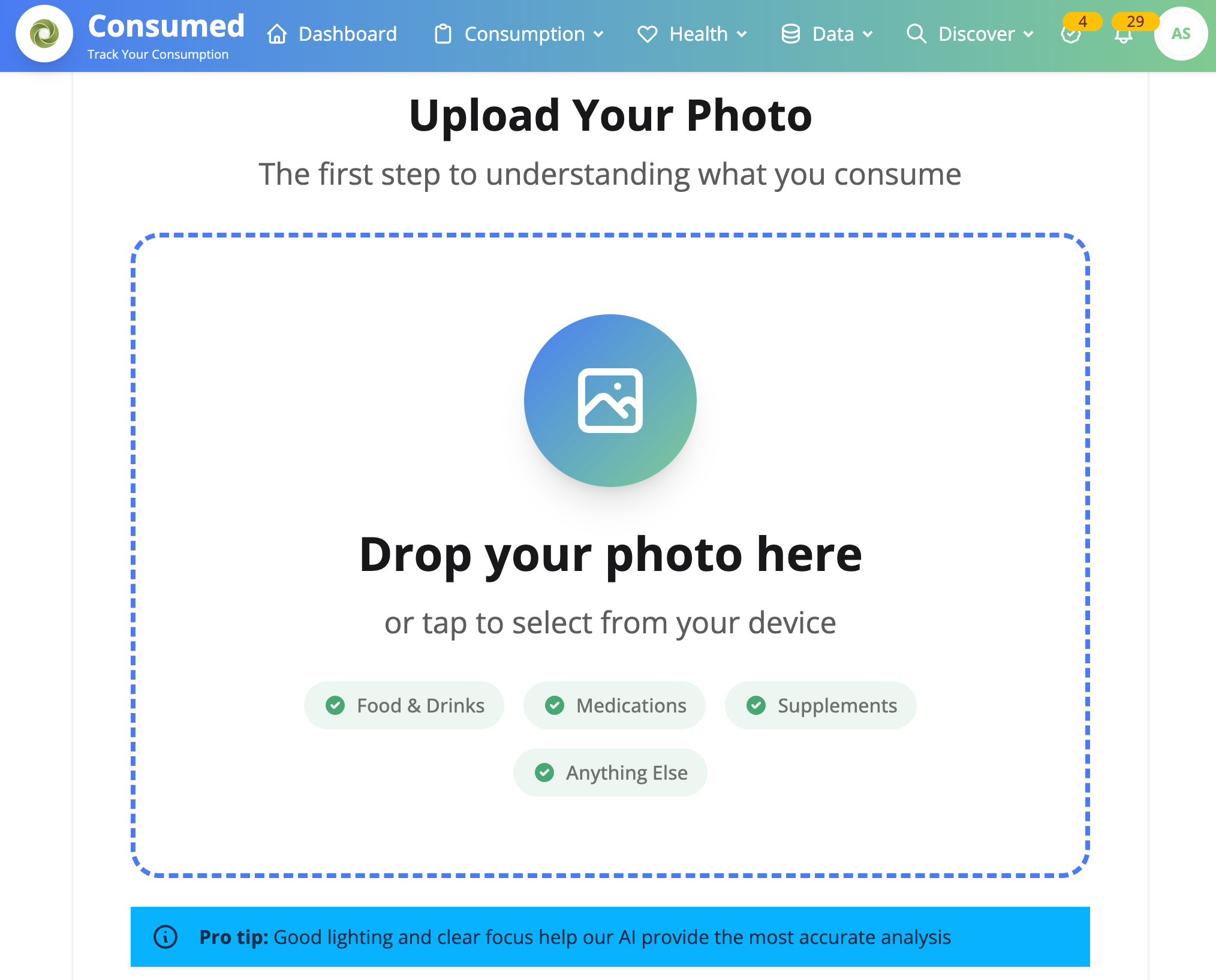 Drag and drop file upload