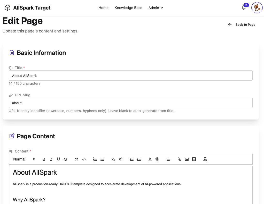 Content management system